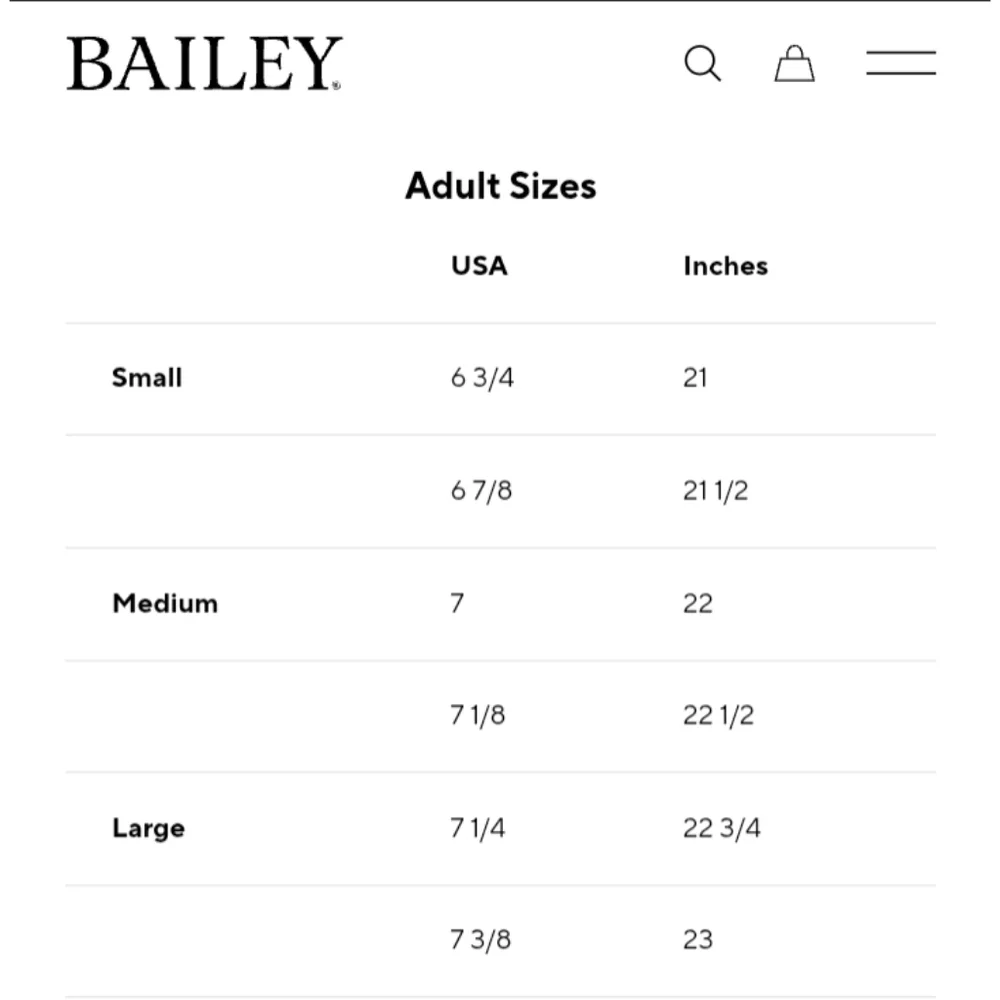 NWT Bailey Pension Hat Wool Size L - Picture 7 of 7